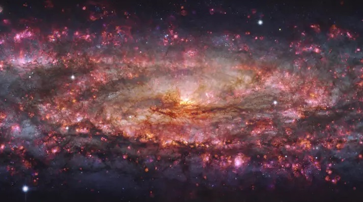 Una foto durata 50 ore, ma le immagini della “Galassia dello scultore” del telescopio europeo Vlt sono spettacolari e uniche nella storia