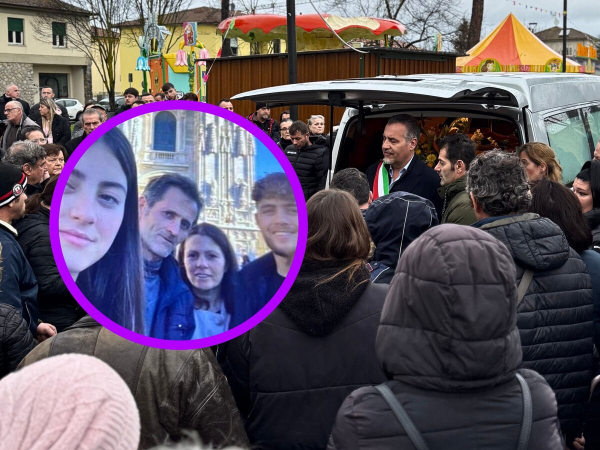 Porcari si ferma: bandiere a mezz’asta e palloncini bianchi per la famiglia Kola, l’ultimo saluto prima del viaggio verso l’Albania
