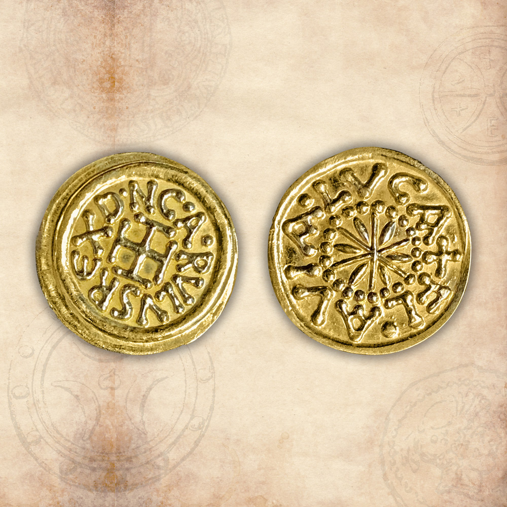 Recuperato dai carabinieri una moneta antica e rarissima, un “Tremisse Carolingio di Lucca” del 700 d.C.