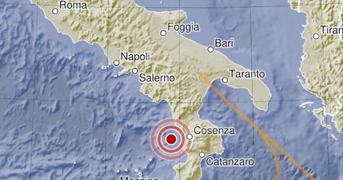 Terremoto al largo della Calabria, avvertito in tutto il Sud e non solo