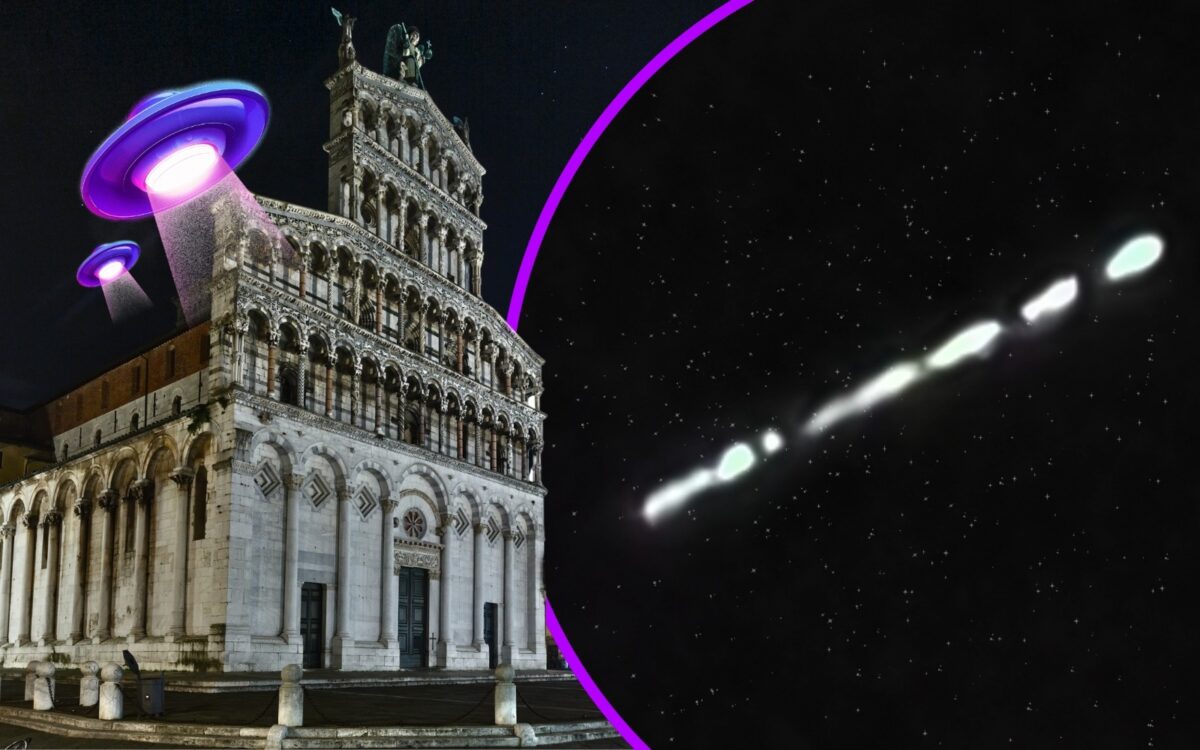 Lucca, una misteriosa fila di luci nel cielo della Piana: mistero risolto, non erano ufo
